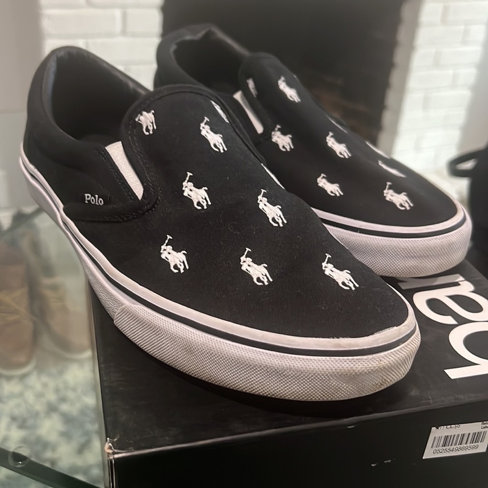 Ralph Lauren Polo slip ons size 10.5